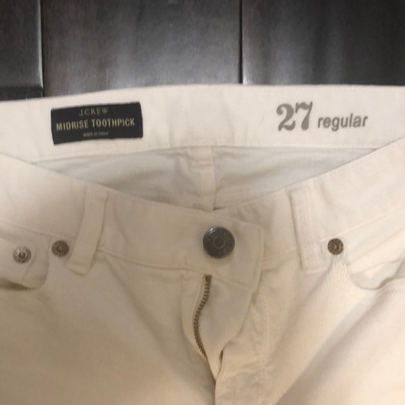 J. Crew Midrise Toothpick Corduroy Pants - Picture 2 of 4